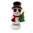 LED Schneemann "Blinzel-Auge" ca. 20 cm