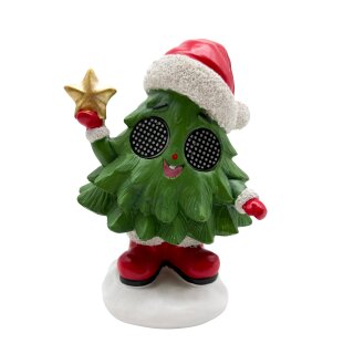 LED Tannenbaum "Blinzel-Auge" Grün/Rot/Weiß ca. 18 cm