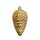 Kunststoff Weihnachtsschmuck "Zapfen" 6er Set Gold ca. 8 cm