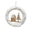 Plüsch Weihnachtsaufhänger Ø ca.19 cm