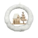 Plüsch Weihnachtsaufhänger Ø ca.19 cm