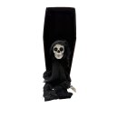 Halloween-Deko Sarg mit beweglichem Geist ca. 45 cm