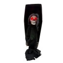 Halloween-Deko Sarg mit beweglichem Geist ca. 45 cm