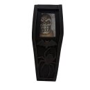Halloween-Deko Sarg mit Geist ca. 45 cm
