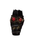 Halloween-Figur mit leuchtenden Augen, Sound und Nebeleffekt ca. 28 cm