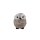 Fell Schneeeule mit Klammer Beige ca. 10 cm