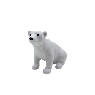 Deko Eisbär Weiß ca. 22 cm