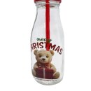 Weihnachts-Trinkflasche "Merry Christmas" mit...