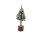 Tannenbaum auf Holzstamm Grün ca. 20,5 cm