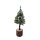 Tannenbaum auf Holzstamm Grün ca. 20,5 cm