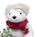 Singender Weihnachts- Eisbär mit Bewegung ca. 63 cm