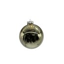 Glas Christbaumkugeln im 4er Set Gold Ø ca. 10 cm