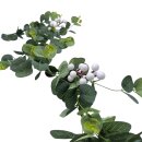 Künstliche Eukalyptusgirlande mit Beeren Grün/Weiss ca 120 cm