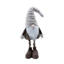 Wichtel mit ausziehbaren Beinen Braun/Beige ca. 128 cm
