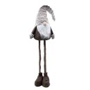 Wichtel mit ausziehbaren Beinen Braun/Beige ca. 128 cm