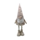 Wichtel mit ausziehbaren Beinen Beige ca. 95 cm