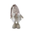 Wichtel mit ausziehbaren Beinen Beige ca. 80 cm
