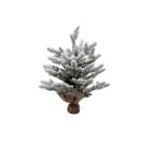 Tannenbaum Verschneit mit LED Beleuchtung ca. 45 cm