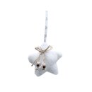 Plüsch Weihnachtsaufhänger Ø ca. 14,5 cm