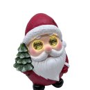 LED Weihnachtsmann mit Blinzel Augen Rot/Weiß ca....