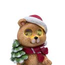 LED Weihnachts-Teddybär mit Blinzel Augen...
